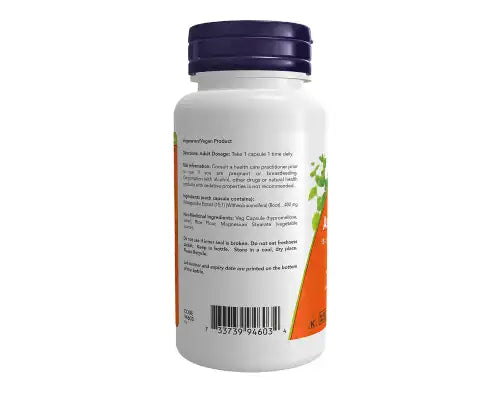 Now Ashwagandha Extract 400mg 90 Veggie Caps