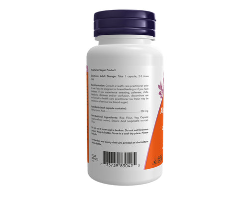 NOW Alpha Lipoic Acid 250mg 60 Veggie Caps