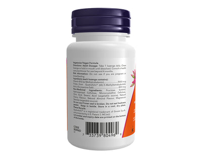NOW Vitamin B-12 5000mcg 60 Lozenges