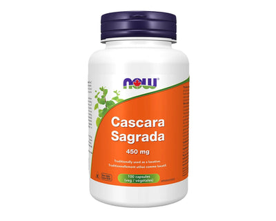 NOW Cascara Sagrada 450mg 100 Veggie Caps
