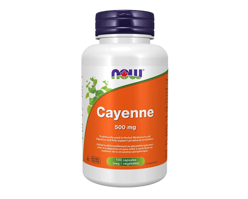 NOW Cayenne 500mg 100 Veggie Caps