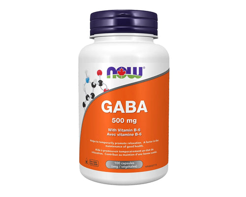 NOW GABA 500mg 100 Veggie Caps