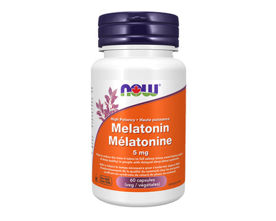 NOW Melatonin 5mg 60 Veggie Caps