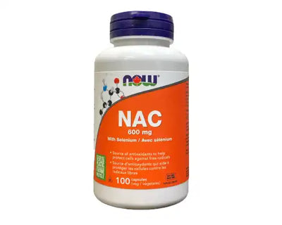 NOW NAC 600mg 100 Veggie Caps