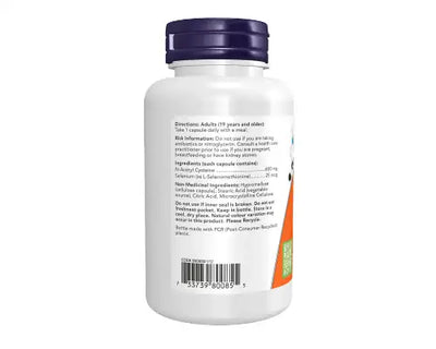 NOW NAC 600mg 100 Veggie Caps