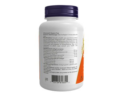 NOW Omega 3-6-9 1000mg 100 Softgels