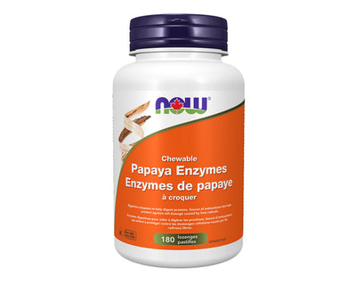 NOW Papaya Enzymes 180 Lozenges
