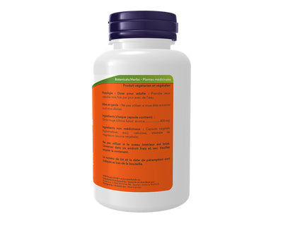 NOW Slippery Elm 400mg 100 Veggie Caps