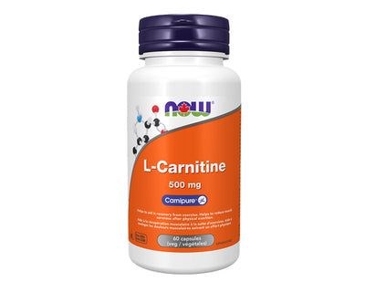 NOW L-Carnitine 500 mg 60 Veggie Caps