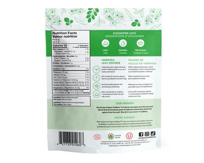 Organic Traditions Moringa Leaf Powder 200g