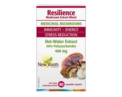 New Roots Resilience Mushroom Extract Blend 400mg 90 Veggie Caps