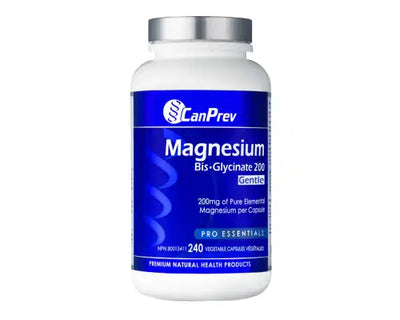 CanPrev Magnesium Bis-Glycinate 200 Gentle 240 Veggie Caps