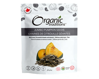 Organic Traditions Jumbo Pumpkin Seeds 227g