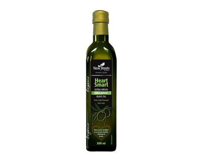 New Roots Heart Smart Extra Virgin Olive Oil Organic 500mL