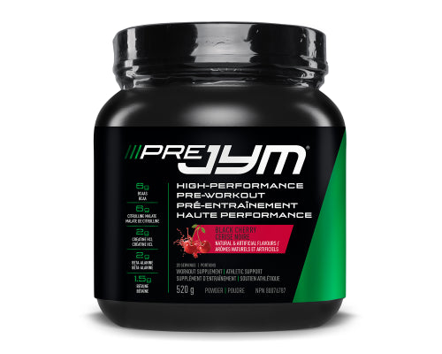 JYM Supplement Pre JYM High-Performance Pre-Workout Black Cherry 20 servings
