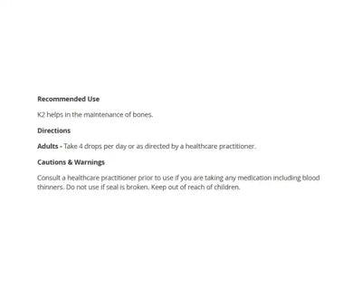 CanPrev Vitamin K2 Drops 15mL