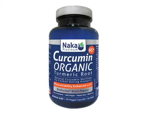 Naka Platinum Organic Curcumin 95% 60+30 Veggie Caps