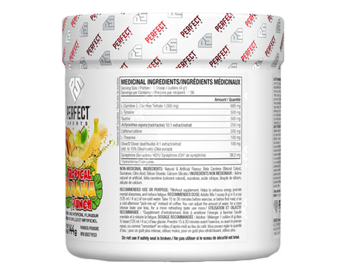 Perfect Sports Burn Cycle Tropical Banana Punch 36 Servings