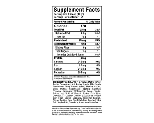 Allmax Hexapro Chocolate 2lbs