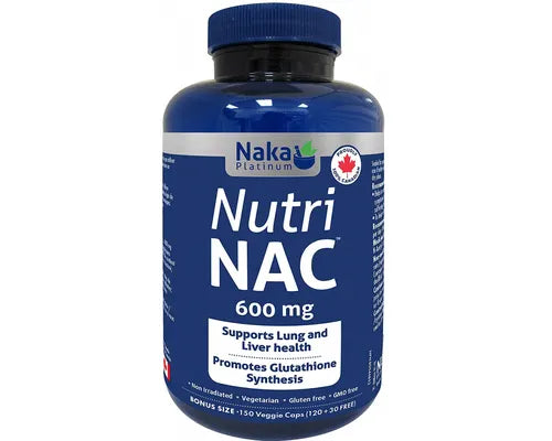 Naka Platinum Nutri NAC 600mg 150 Veggie Caps