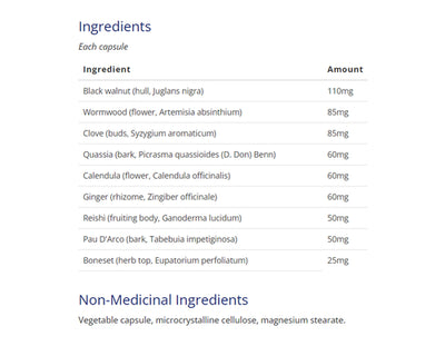 CanPrev Black Walnut Complex 120 Veggie Caps
