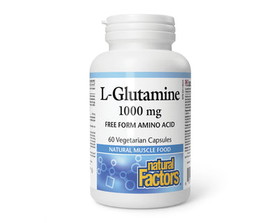 Natural Factors L-Glutamine 1000mg 60 Veggie Caps
