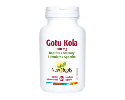 New Roots Gotu Kola 500mg 100 Veggie Caps