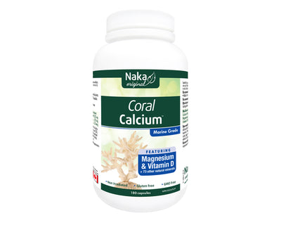 Naka Platinum Coral Calcium 180 Veggie Caps