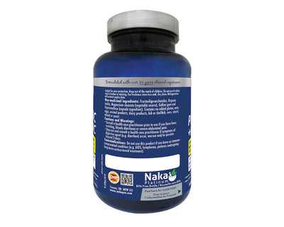 Naka Platinum Men's Probiotic + Prebiotic 100 Billion 30+5 Veggie Caps