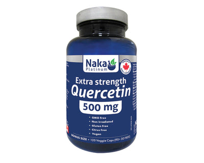 Naka Platinum Extra Strength Quercetin 90+30 Veggie Caps
