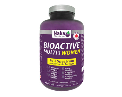 Naka Platinum BioActive Multi For Women 90+30 Veggie Caps