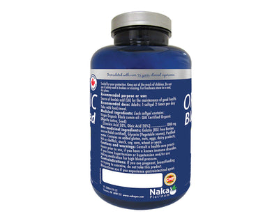 Naka Platinum Organic Black Seed 1000mg 75+15 Softgels