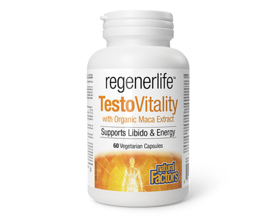 Natural Factors RegenerLife TestoVitality 60 Veggie Caps