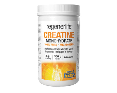 Natural Factors RegenerLife Creatine Monohydrate Unflavoured 300g