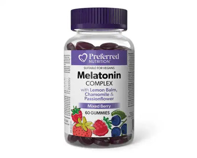 Preferred Nutrition Melatonin Complex Mixed Berry 60 Gummies