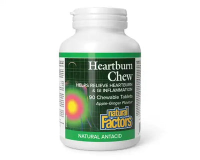 Natural Factors Heartburn Chew 90 Chewable Tablets