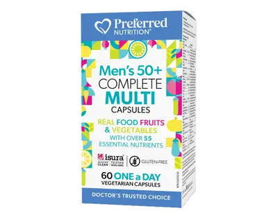 Preferred Nutrition Complete Multi Men's 50+ 60 Veggie Caps