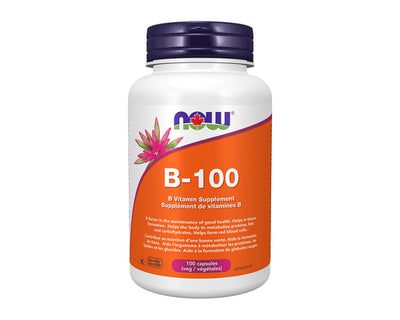 NOW Vitamin B-100 100 Veggie Caps