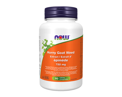NOW Horny Goat Weed Extract 750 mg 90 Tablets