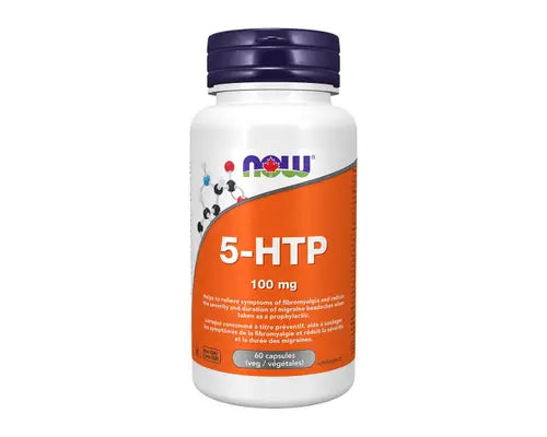 NOW 5-HTP 100mg 60 Veggie Caps