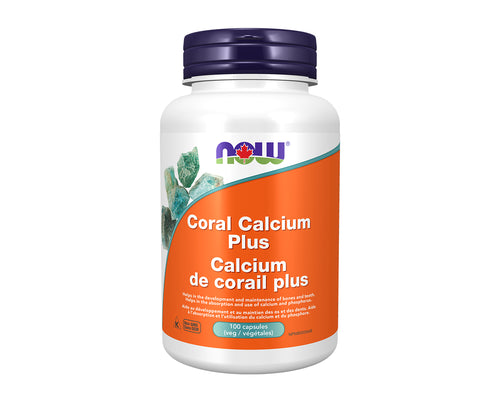 NOW Coral Calcium Plus 100 Veggie Caps