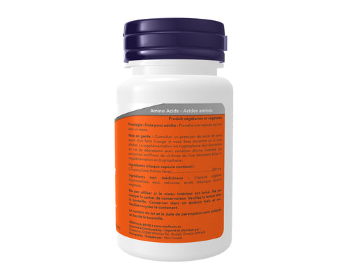 NOW L-Tryptophan 220mg 60 Veggie Caps