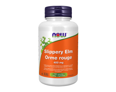NOW Slippery Elm 400mg 100 Veggie Caps