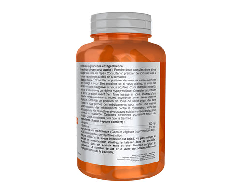 NOW Arginine & Citrulline 120 Veggie Caps