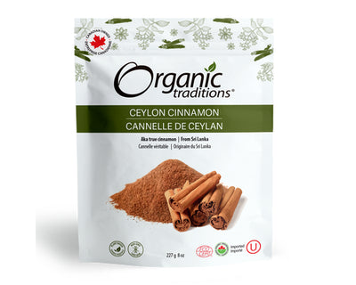 Organic Traditions Ceylon Cinnamon Powder 227g