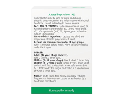 A.Vogel Sinna 120 Tablets