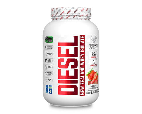 Perfect Sports Diesel New Zealand Whey Protein Isolate Strawberry 2lbs