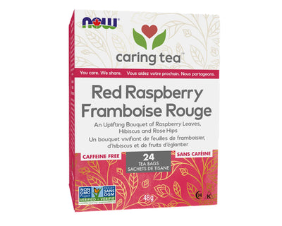 NOW Red Raspberry Tea 24 Tea Bags