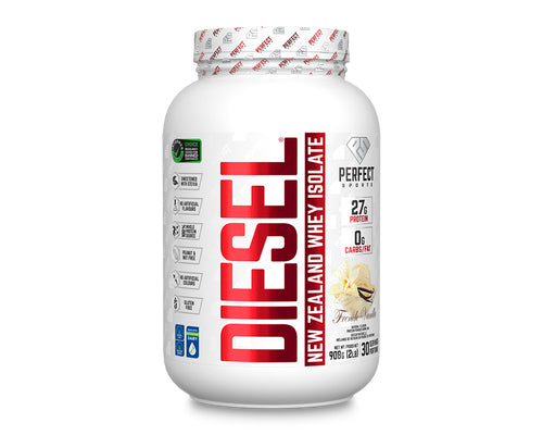 Perfect Sports Diesel New Zealand Whey Protein Isolate French Vanilla 2lbs