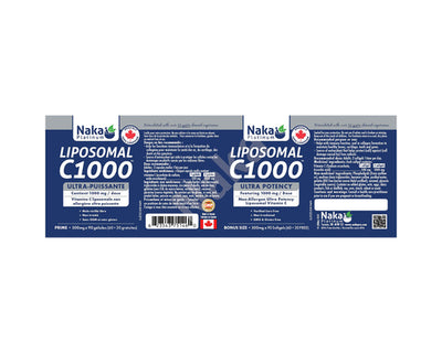 Naka Platinum Liposomal C1000 90 Softgels